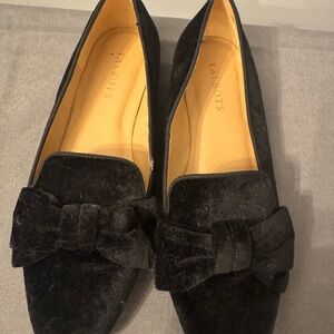 Talbots Black Velvet Women's Loafers- Size 8M